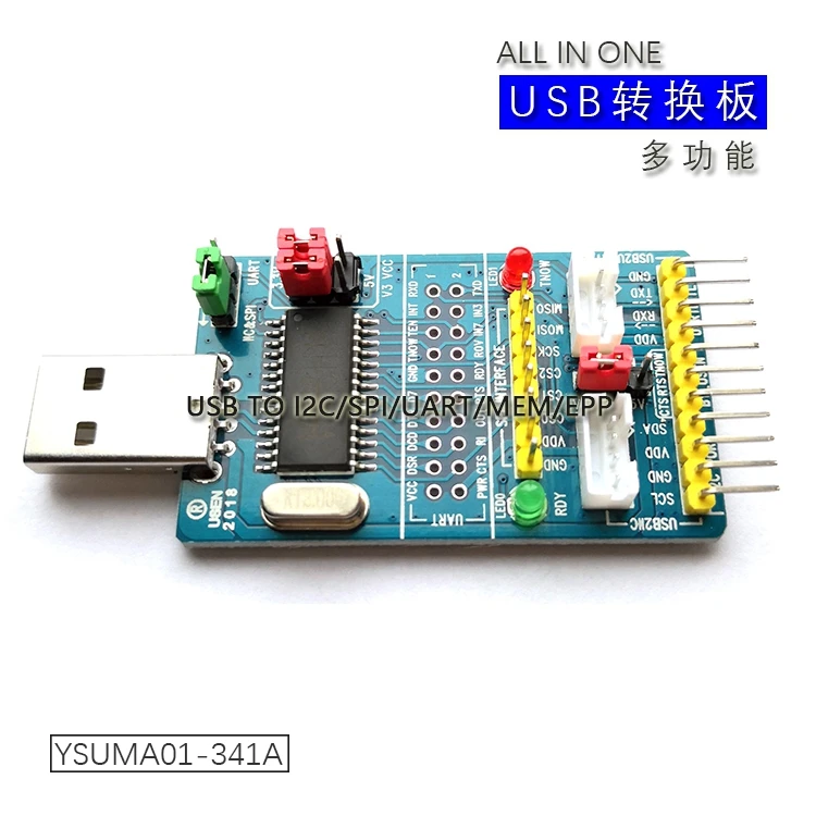 CH341A USB в I2C/IIC/SPI/UART/TTL/ISP адаптер EPP/MEM параллельный порт конвертер | Инструменты
