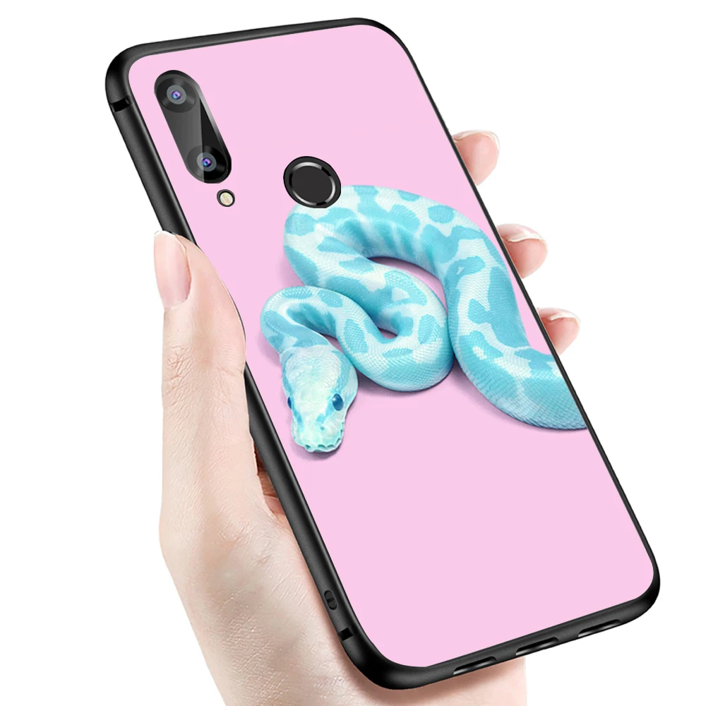Черный ТПУ Мягкий Телефон футляр для Redmi 4x 6a Череп Змея Note 5 6 Pro задние чехлы |