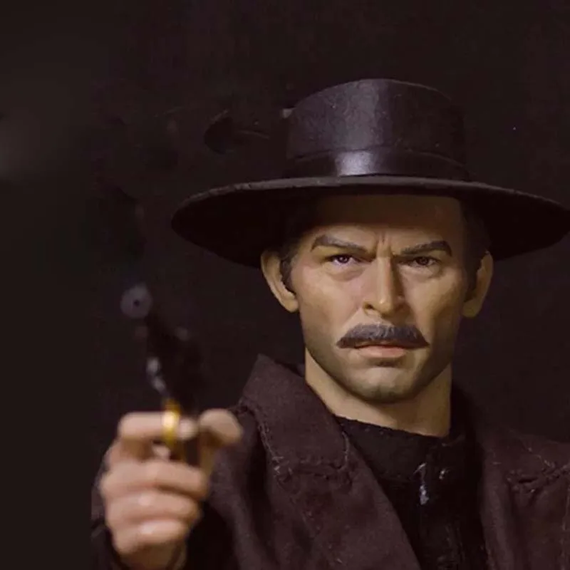 Хороший плохой и уродливый 1:6 пел загар лепка модель мужской солдат голова