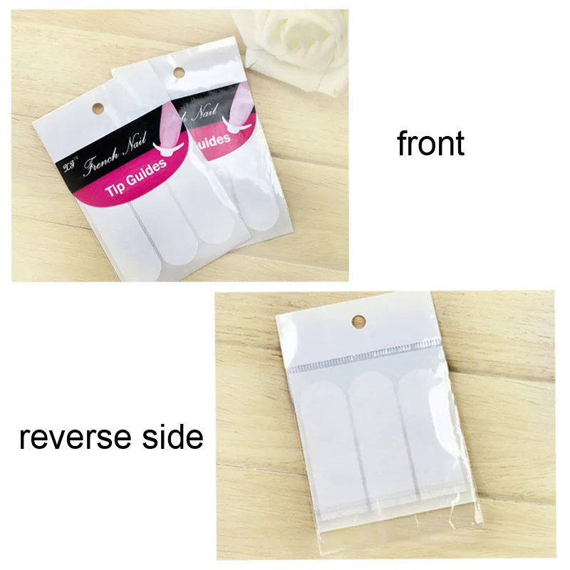 5 шт./лот наклейки для французского дизайна ногтей маникюрные наконечники форма