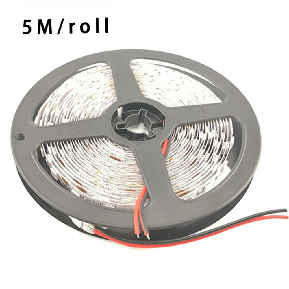 5 м RGB Светодиодная лента 12 В SMD 5050 без водонепроницаемого Led света полоса Теплый