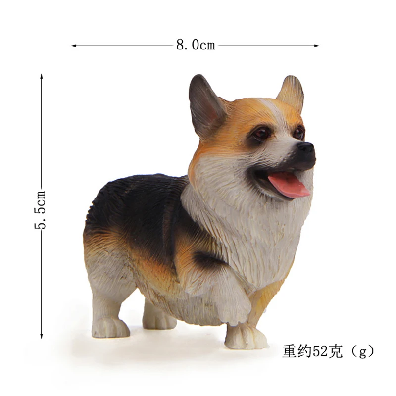 1pcs CAR-partment Portable Car Decor Dog Stand Corgi Yellow Luck Welcoming Doll Ornaments High Quality | Автомобили и мотоциклы