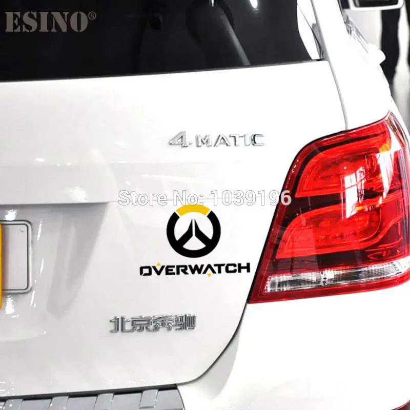 Дизайн OW Overwatch серия креативная авто наклейка мультфильм стикер для ручки автомобиля бампер наклейка на тело креативный узор винил