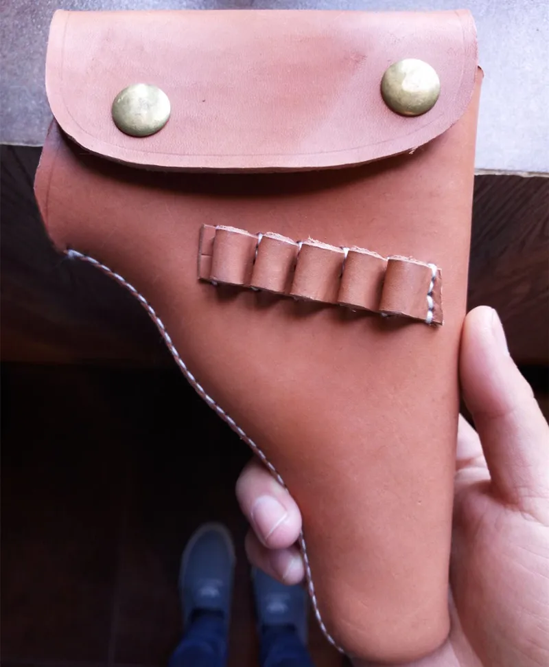 Коричневый кожаный чехол для ружья WW2 китайская армейская коричневая кобура