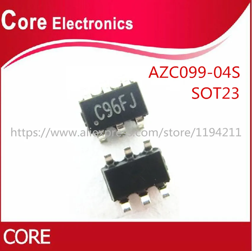 100 шт./лот Защита от электростатического разряда телефон R7G AZC099 04S