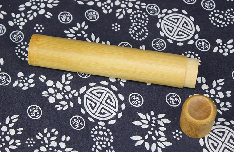 1 шт. бамбуковый чайный Caddy набор кунг фу чайная канистра коробка для специй