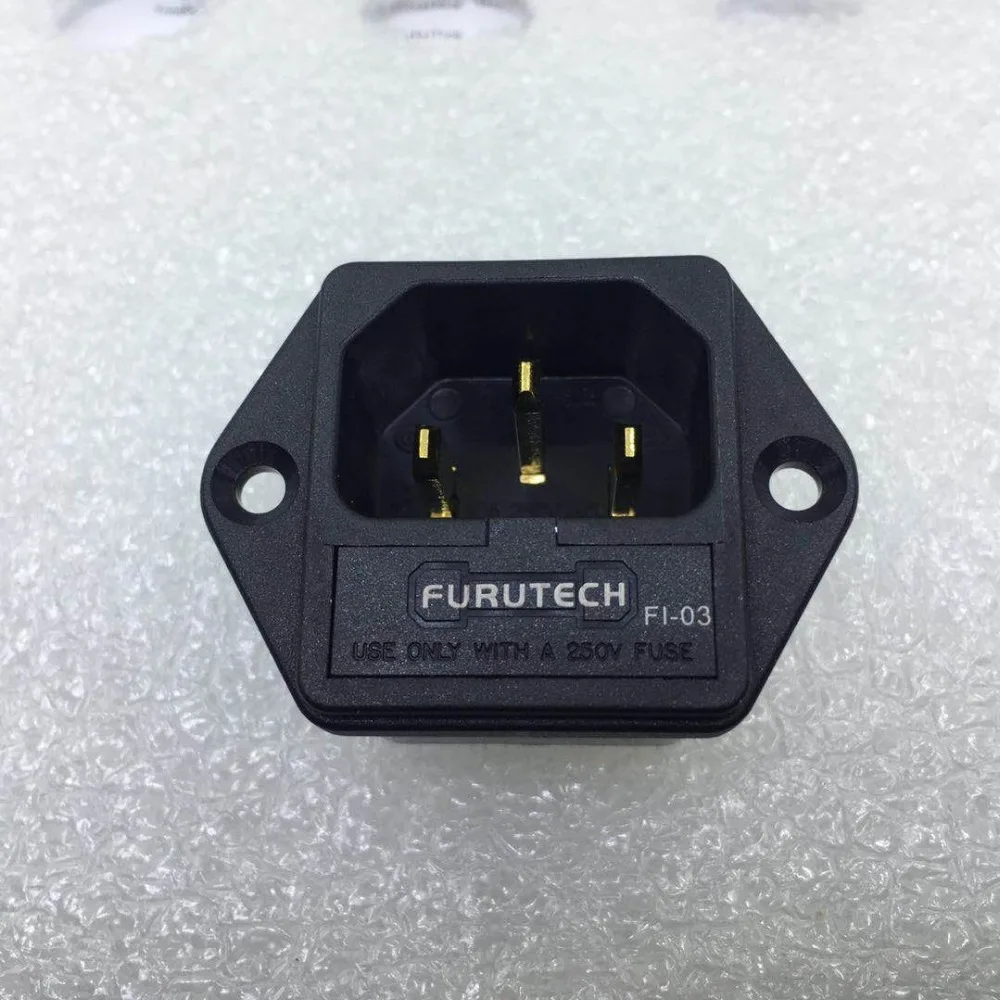 DIY HIFI FURUTECH FI-03 плавленый IEC разъем/разъем золото (G) покрытием (R) родиевое покрытие |