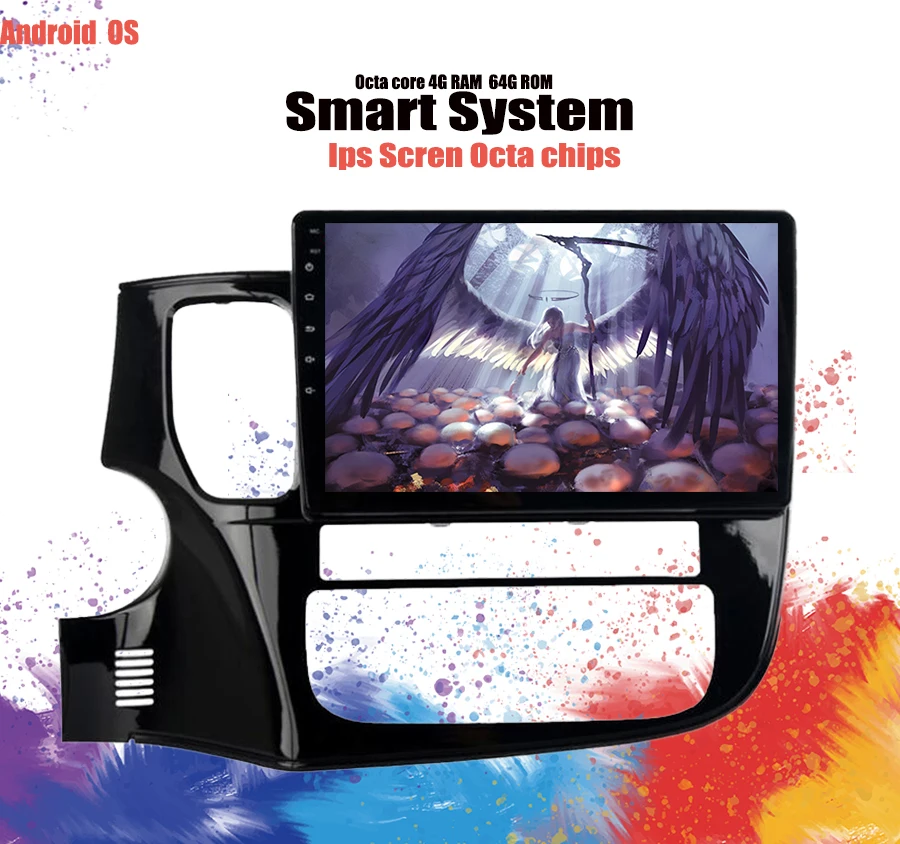 Carplay 6 + 128G android 10 0 автомобильный dvd gps мультимедийный плеер для Mitsubishi Outlander xl 3