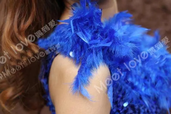 Оптовая продажа дешевое новое платье на одно плечо без рукавов с блестками и