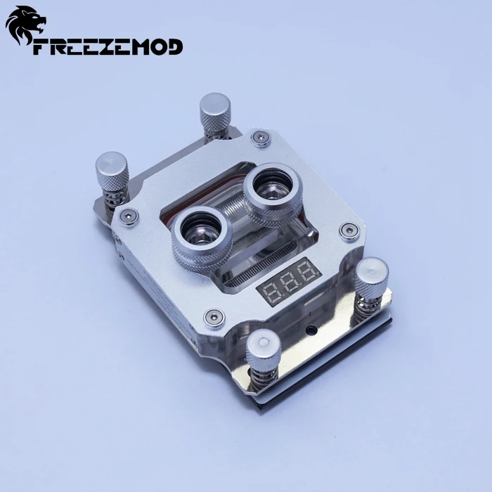 Freezemod черный AMD новый процессор поилка дисплей температуры Поддержка RGB аура. APR-2018