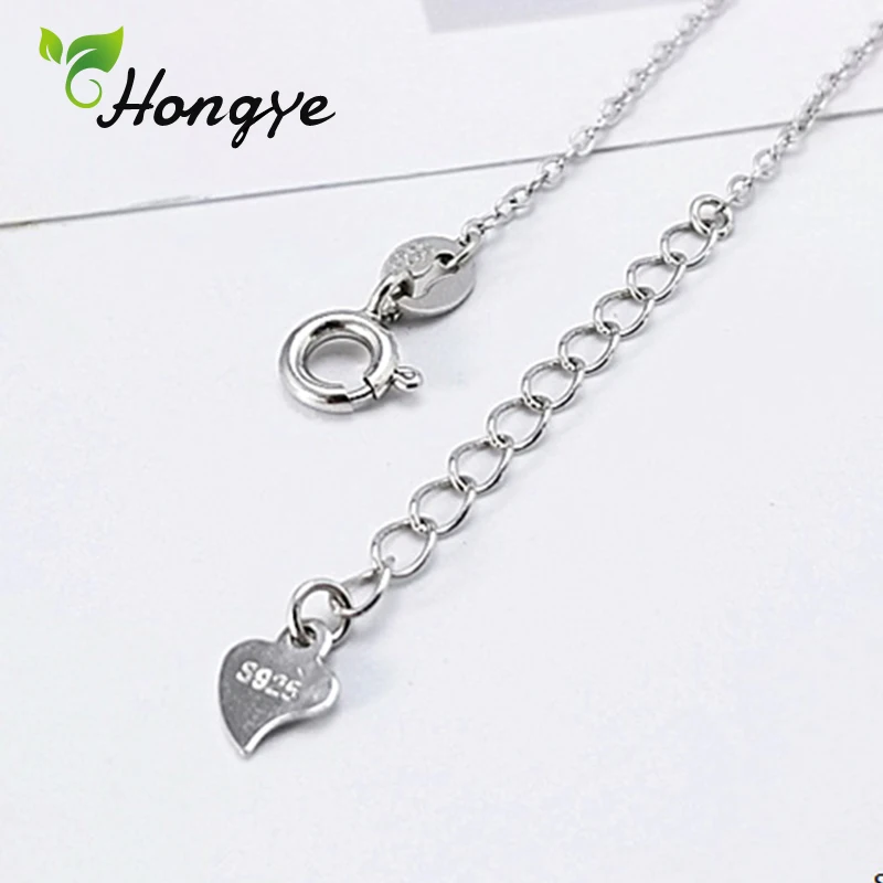 Hongye Clover кулон женский браслет Стерлинговое Серебро 925 пробы цепочка