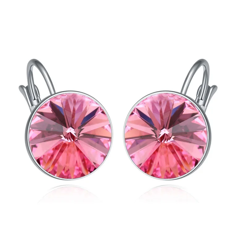 6 Серьги с настоящими кристаллами Swarovski, модные ювелирные изделия, серьги-капли с австрийским кристаллом для женщин, Oorbellen Bijoux - Окраска металла: 6
