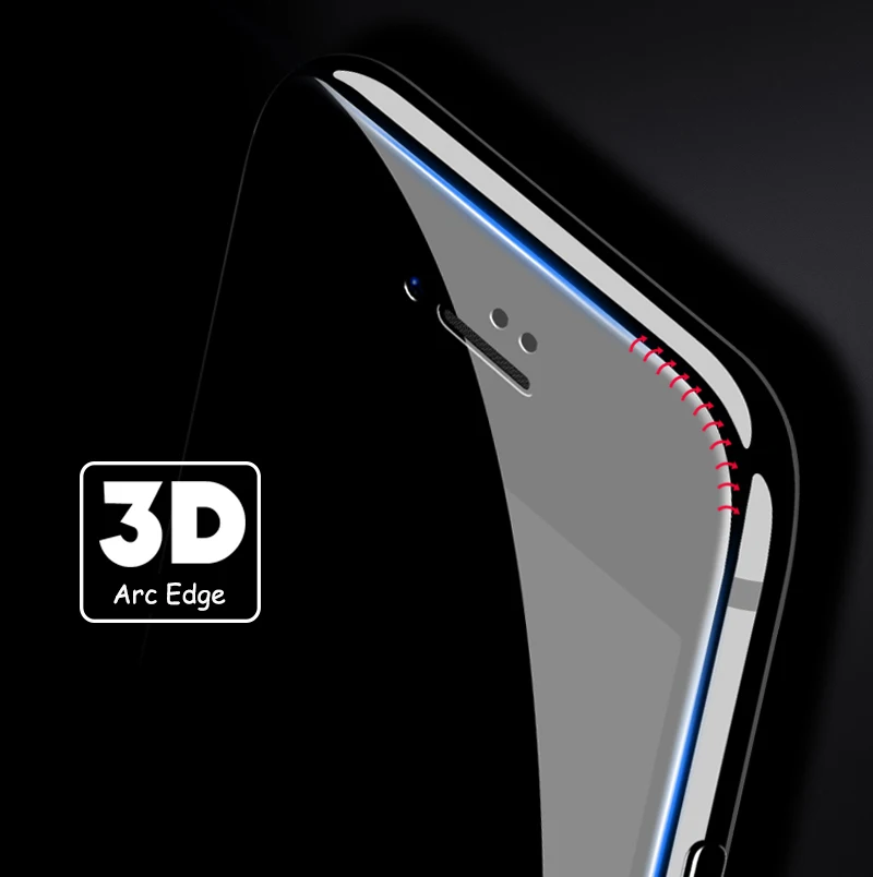 Защитное стекло Esamday закаленное 3d с мягким краем для iPhone X XS MAX XR 6 6s Plus 7 8