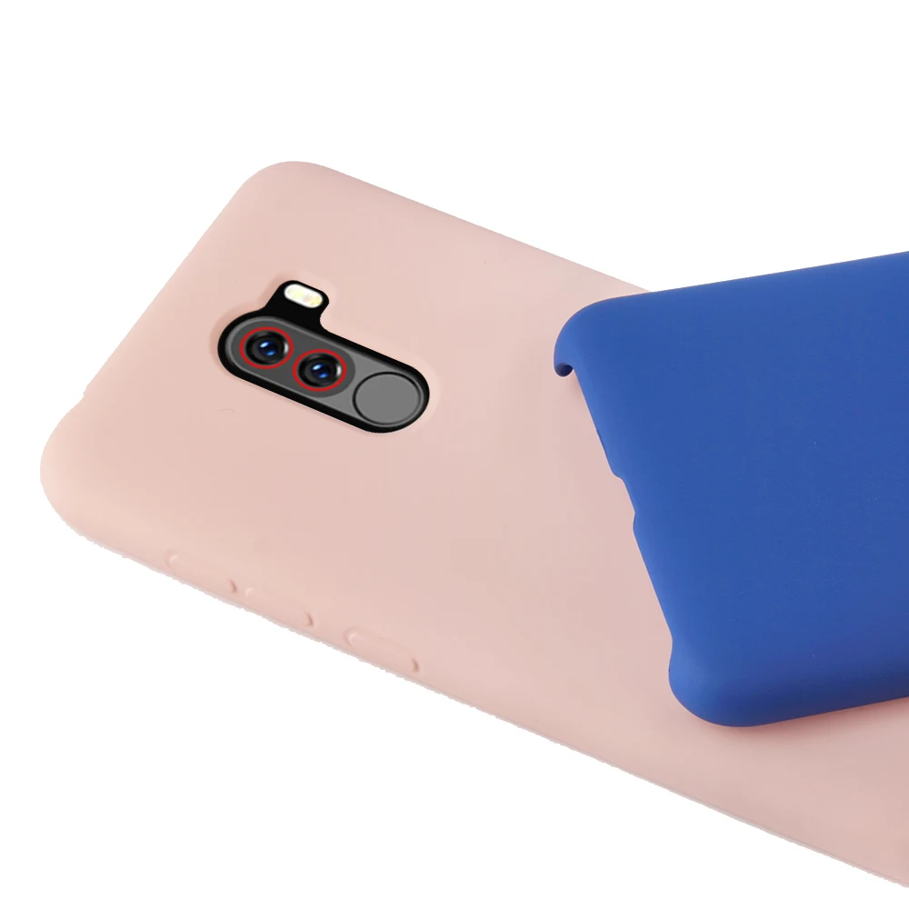 Чехол для Xiaomi Pocophone F1 роскошный мягкий силиконовый чехол из ТПУ задней панели