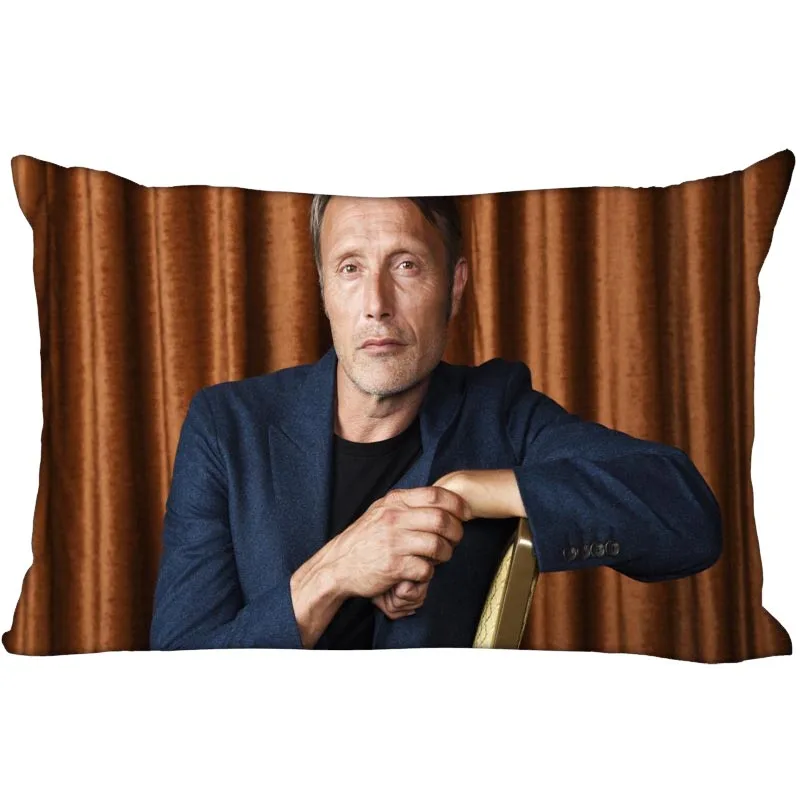 Custom Mads Mikkelsen Прямоугольная подушка чехол на молнии dakimakura Классическая Подушка