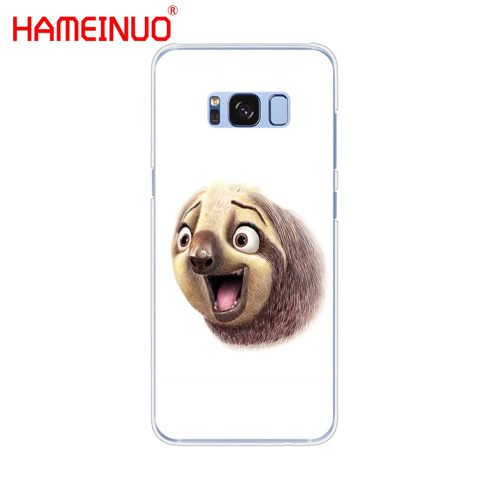 HAMEINUO с кофеином животное Ленивец чехол для сотового телефона для samsung Galaxy S9 S7 edge PLUS S8 S6 S5 S4 S3 мини