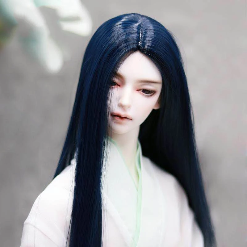 Allaosify 1 шт. Bjd парик Сплит Длина прямые синтетические волосы парик 1/3 1/4 bjd кукла парик Древний китайский стиль