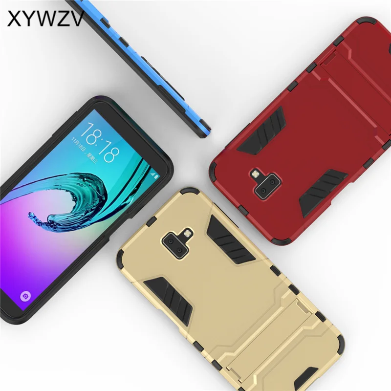 Чехол для Samsung Galaxy J6 Plus армированный резиновый чехол задняя крышка J600G J610 |