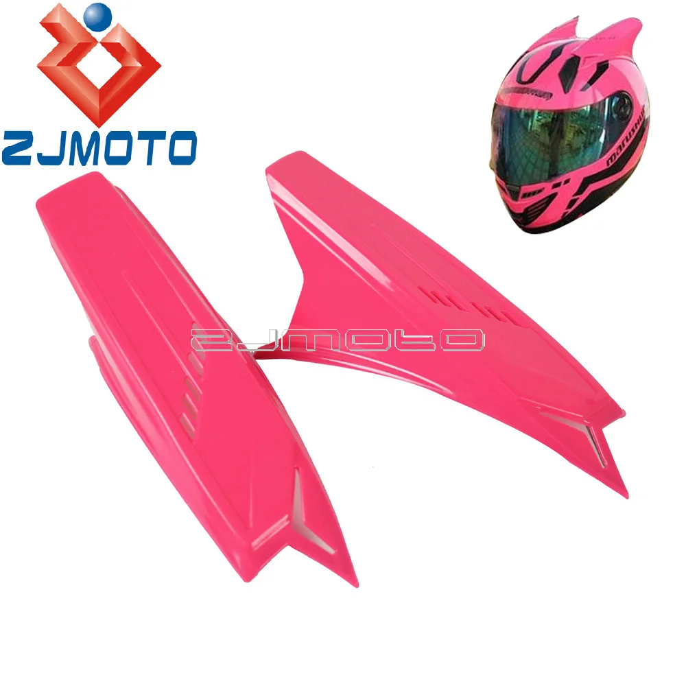 1 пара розовых мотоциклетных гонок рога для шлема грязного велосипеда мохок YOHE A GV