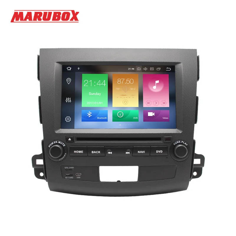 Marubox 2 Din Android 9 4 ГБ ОЗУ для MITSUBISHI Outlander XL 2006 2012 Стерео навигационный GPS радиоприемник