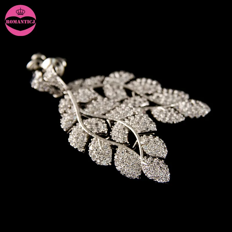 Новый дизайн листьев свадебные серьги подвески|bridal chandelier earrings|chandelier earringsearrings