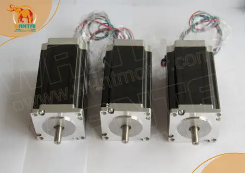 

(Germany Ship, No Tax) 3 PCS High Nema 23 wantai Stepper Motor 425oz-in, 2 phase, WT57STH115-4204A CNC Mill Cut Engraver