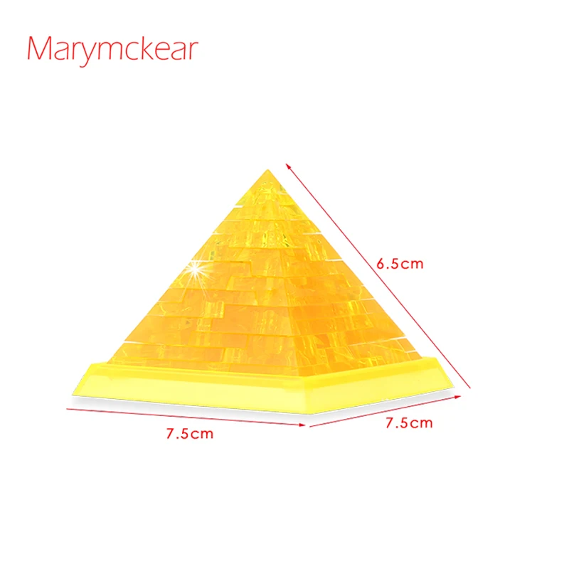 3d Construction Puzzle Assemble Pyramid Puzzles Kids Toys Teaser Model Educational Toy Training Space-Imagination | Игрушки и хобби