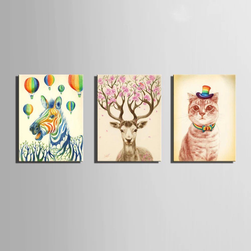 3 шт./компл. на стену для домашнего декора анималистический настенный