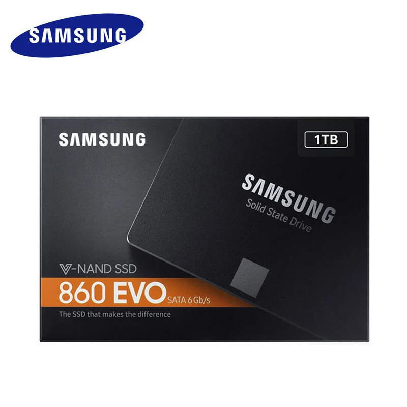 SAMSUNG SSD 500 Гб 250 ГБ 860 EVO Внутренний твердотельный диск Жесткий диск SATAIII SATA3 HDD высокая скорость для ноутбука Настольный