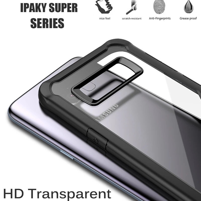IPAKY чехол для телефона для samsung Galaxy S8 S9 Plus ударопрочный защитный мягкий силиконовый чехол-накладка для samsung S8 S9