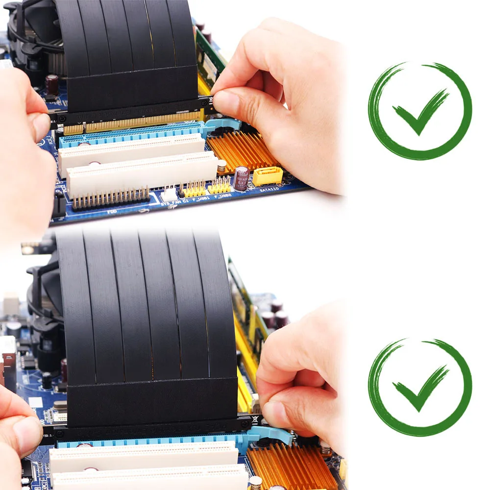Удлинитель компьютерных данных Pcie gen 3 0 X16 slot графическая карта для игр и майнинга