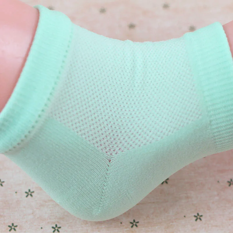 Пяточные носки для сухой твердой потрескавшейся кожи увлажняющие с открытым