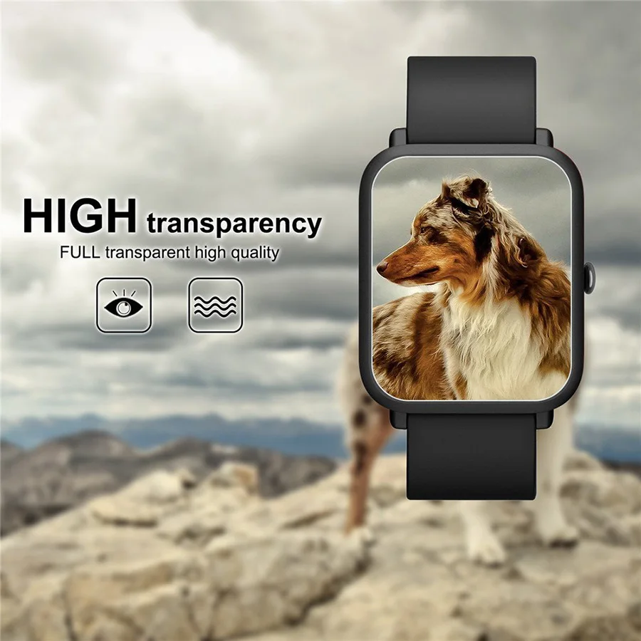 CIAXY рамка для часов Amazfit Bip Youth Смарт часы 3D мягкая ТПУ Защитная пленка экрана Xiaomi