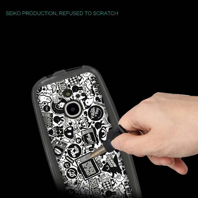 Soft Silicone Case for Nokia 3310 4G Cases Luxury Anti-knock TPU Coque Painted Phone Bags For Back Cover Shell |