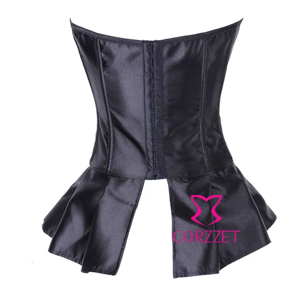 Готические корсеты модные сексуальные женские атласные черные/синие/розовые