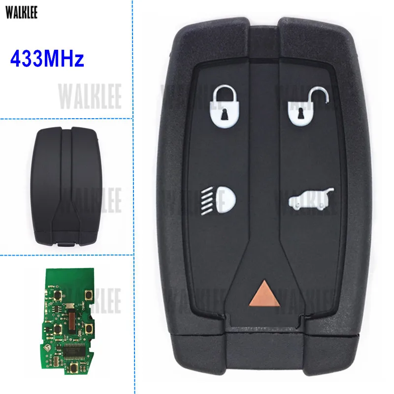 Смарт ключ WALKLEE 433 МГц подходит для Land Rover Range Freelander 2 LR2 спортивный автомобильный