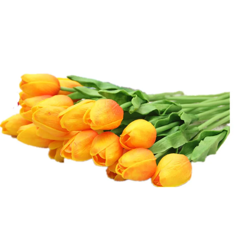 10 шт./лот искусственный цветок тюльпана моделирование дома/свадьбы/дня рождения
