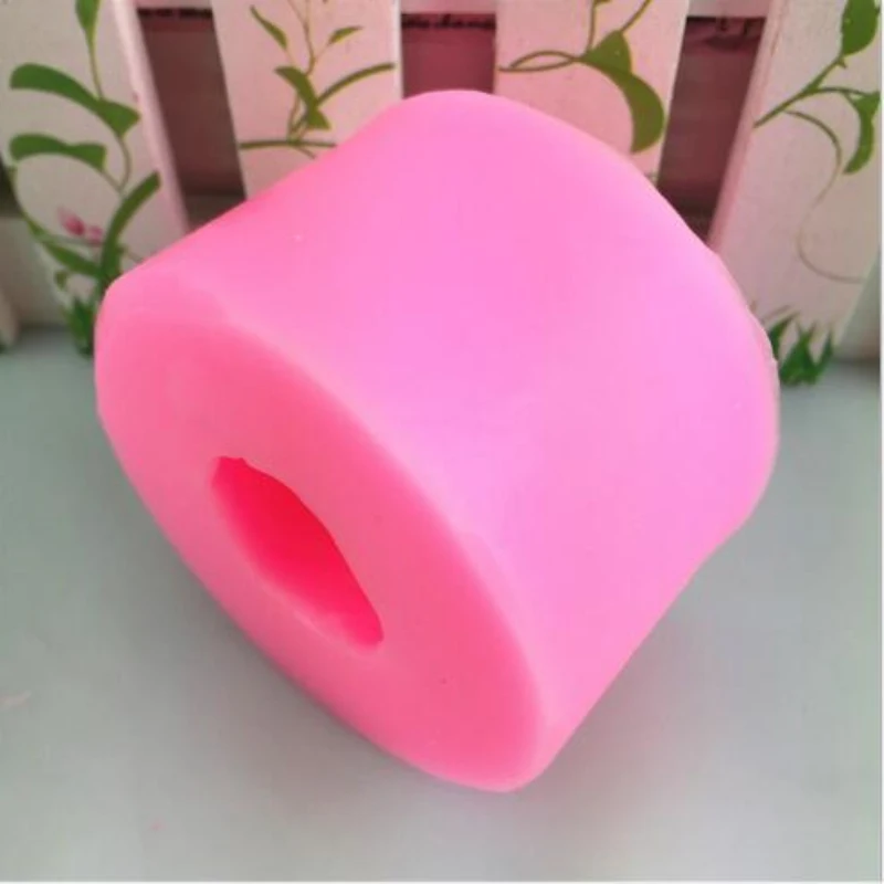 Pink Цветок бутон 3D Силиконовая свеча форма для мыла Сделай Сам плесень Ремесло Украшение домашний торт шоколадная глина ремесла художественная форма инструмент для еды - Цвет: Pink