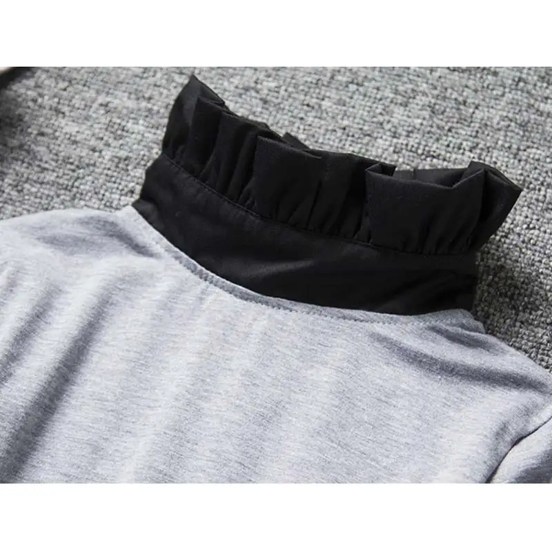 

BOTEZAI girls dress autumn fashion children clothing dresses kids Striped Princess Dress Long Sleeve Dress girls clothes