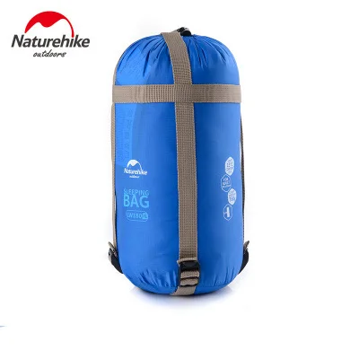 Lightblue L Naturehike размер 190*75 см/205*85 см Открытый конверт спальный мешок Кемпинг Туризм Весна Осень спальный мешок - Цвет: Lightblue L