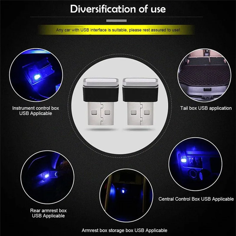 Мини USB светодиодный светильник лампа для ночного видения атмосферный