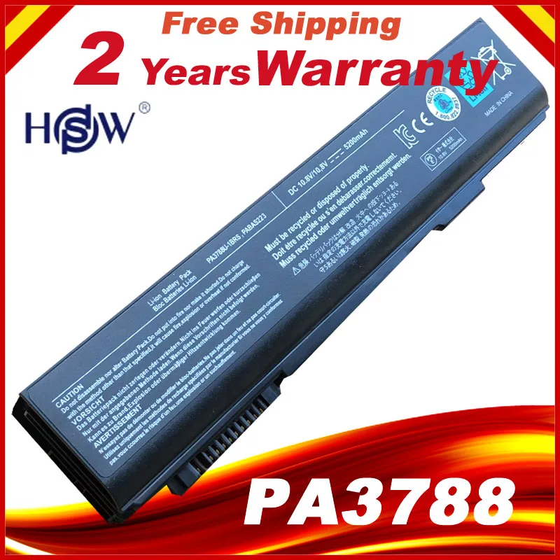 Новый 6 ячеек ноутбук батарея PA3788U-1BRS PABAS223 для TOSHIBA Tecra A11 спутниковый B550/B Dynabook