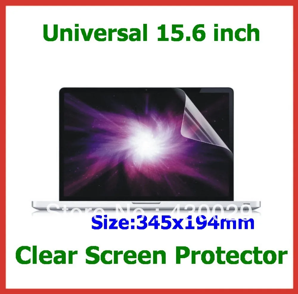345x194mm para Notebook Universal Clear Screen Protector 15.6 Polegada Película Protetora Tamanho Portátil pc Frete Grátis 5 Pçs