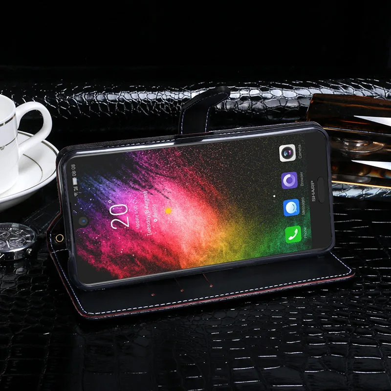 Чехол для Sharp Aquos S2 чехол 5 &quot Крокодиловая Кожа флип кожаный делового телефона |