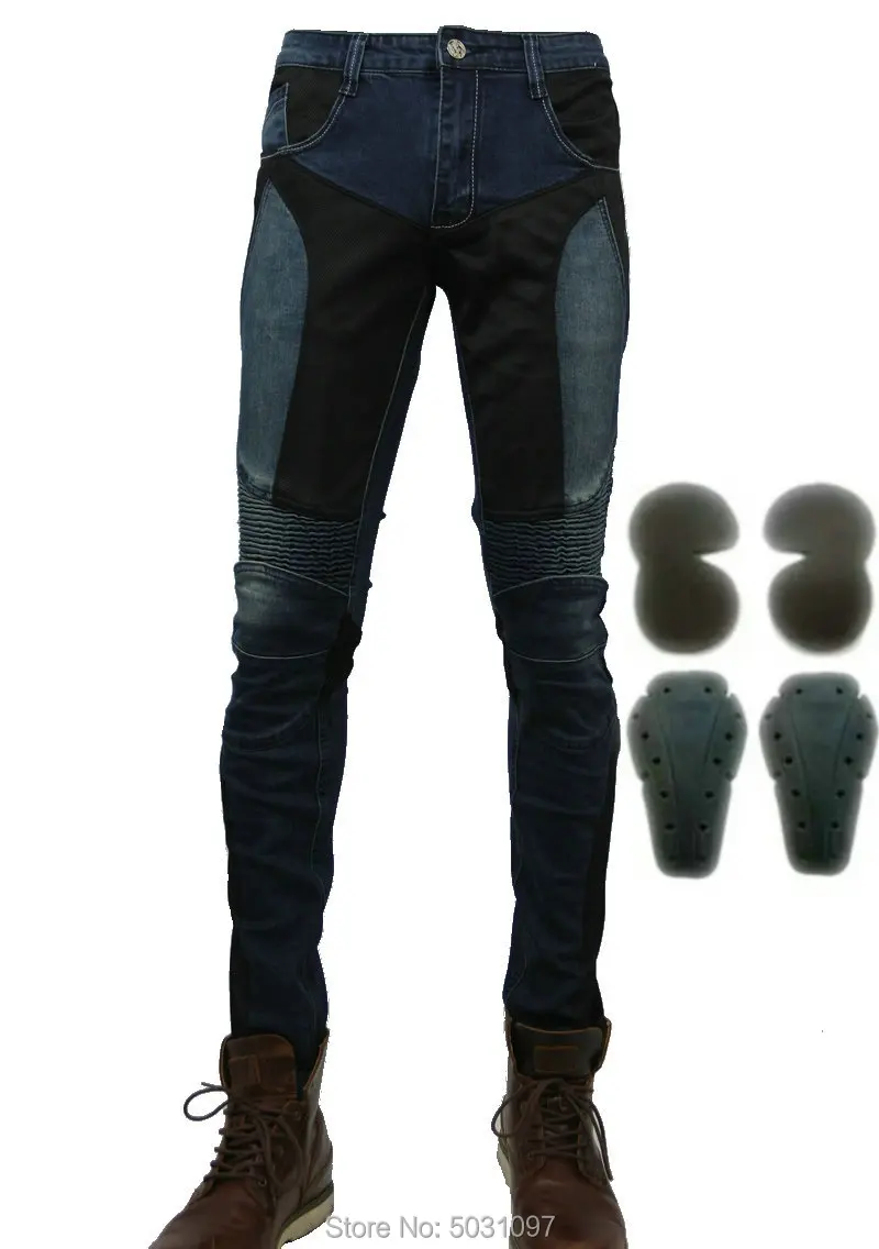 Loong biker, летние мотоциклетные защитные джинсы, дышащие сетчатые штаны для верховой езды, рыцарские, повседневные, для велоспорта, спортивные, мото брюки, обтягивающие джинсы