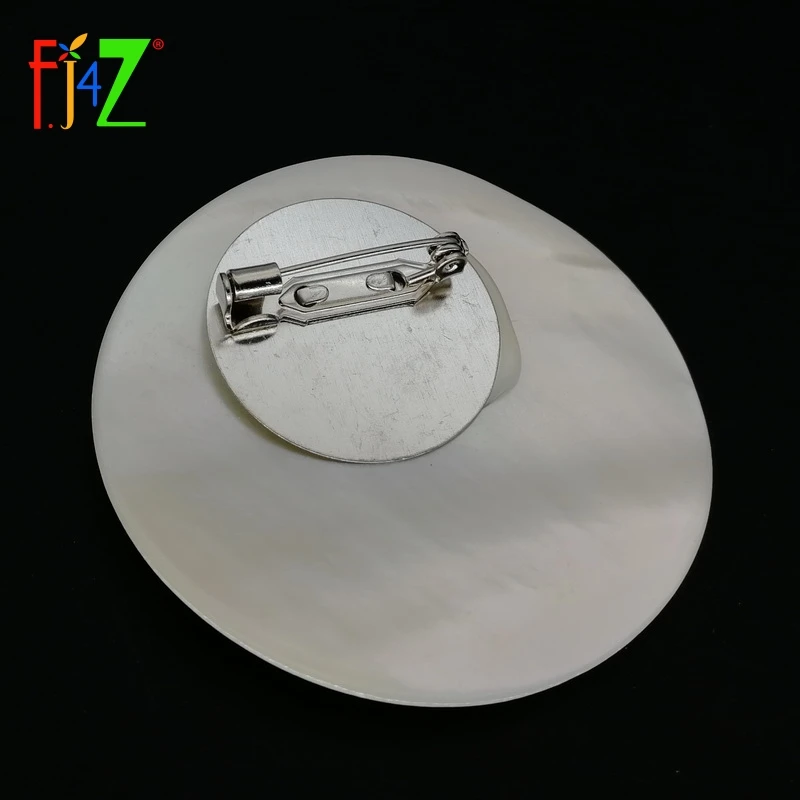 F. J4Z, дизайнерские женские броши, модные, элегантные, природа, ракушка, круг, геометрический, булавки для костюма, аксессуары для девушек, ювелирные изделия