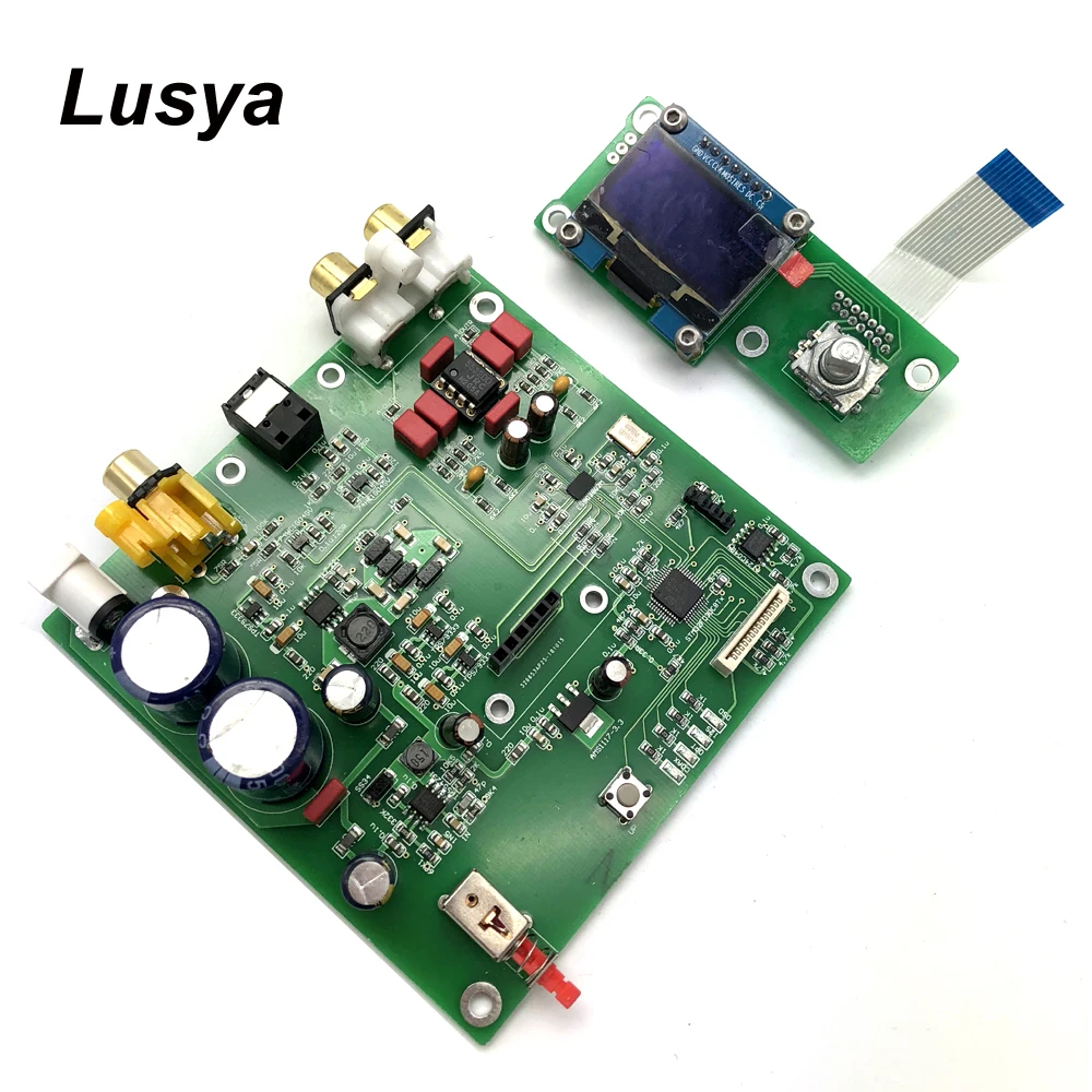 ES9038 Q2M ides DSD Декодер коаксиальный волоконный вход, DAC декодирующая плата HIFI аудио усилитель плата F7-003