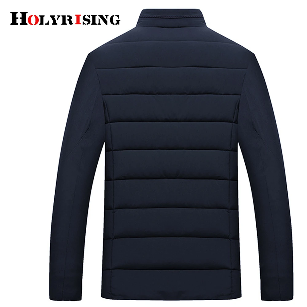 Holyrising Cazadora Hombre зимняя одежда для мужчин теплая куртка однотонные хлопковые