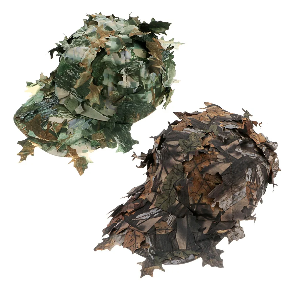 Открытый Bionic замаскированная Кепка Камуфляж охотничья шляпа Снайпер скрытый