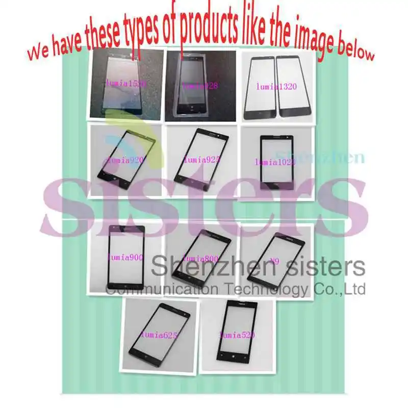 50Pcs/Lot New Black Glass Lens Replacement for Nokia Lumia 1020 Free Shipping | Mobile Phone Touch Panel